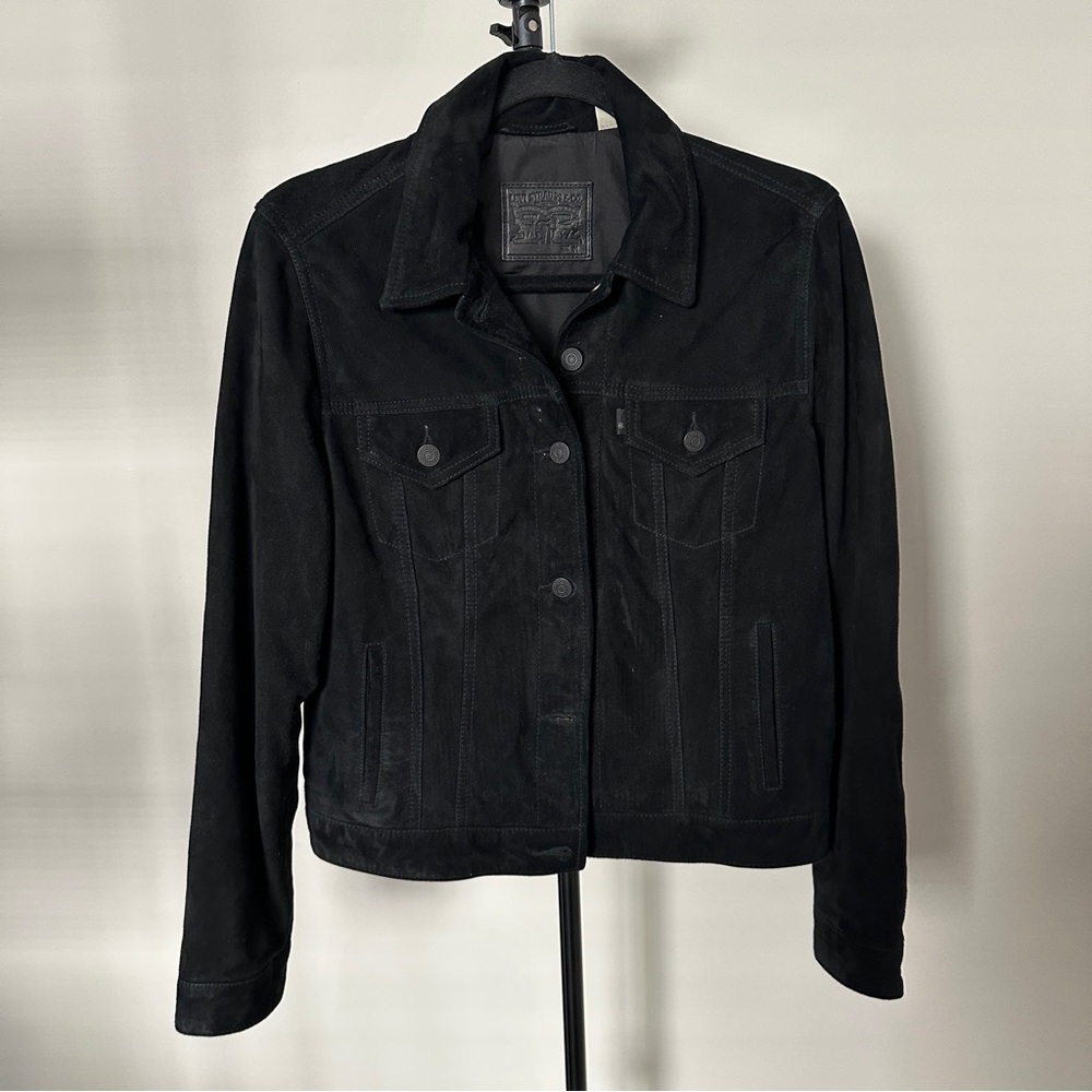 LEVIS Suede Trucker Jacket